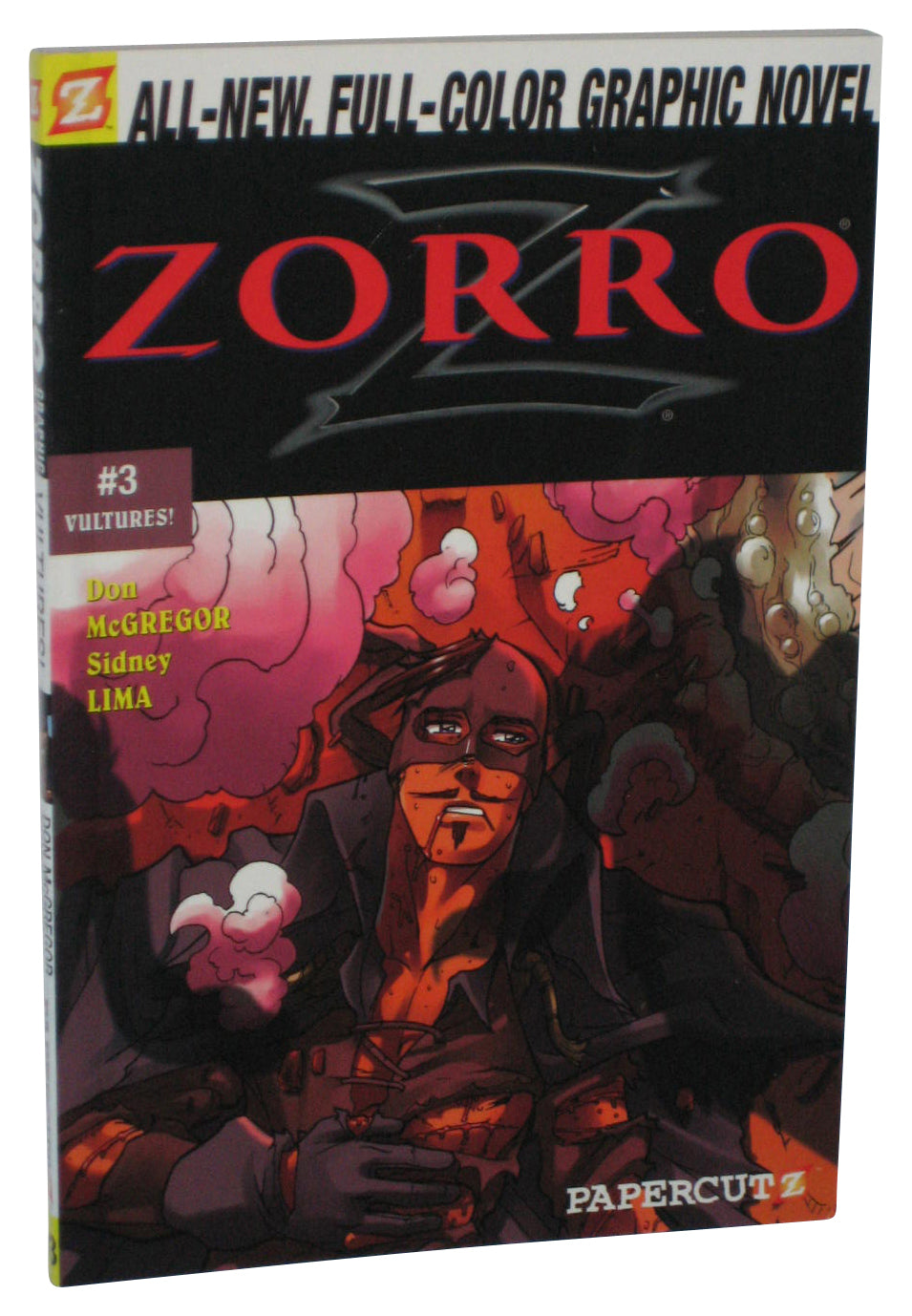 Zorro Vol. 3 Vultures (2009) Papercutz Graphic Novel Paperback Book