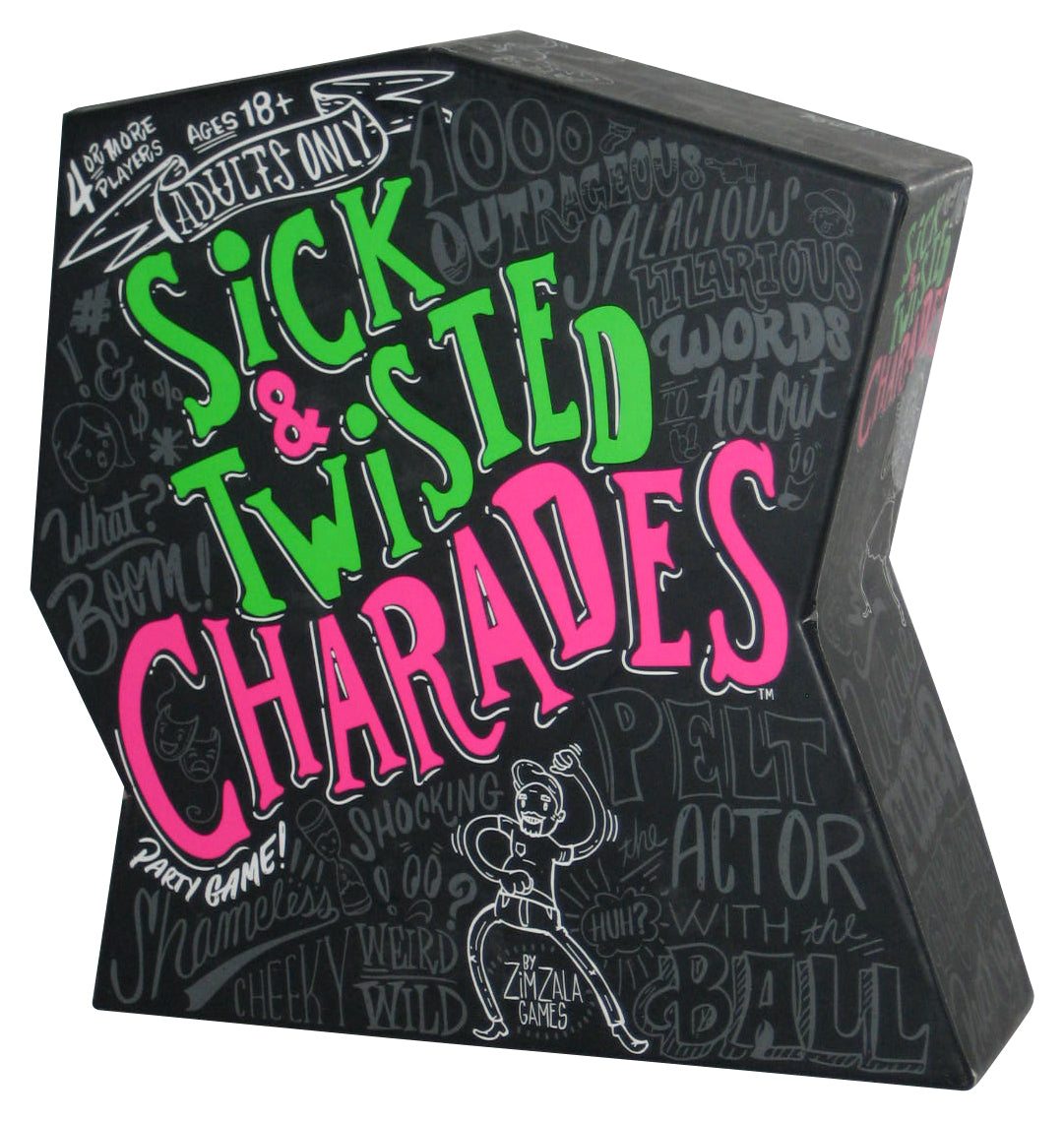Wonder Forge Sick & Twisted Charades (2017) ZimZala Party Game