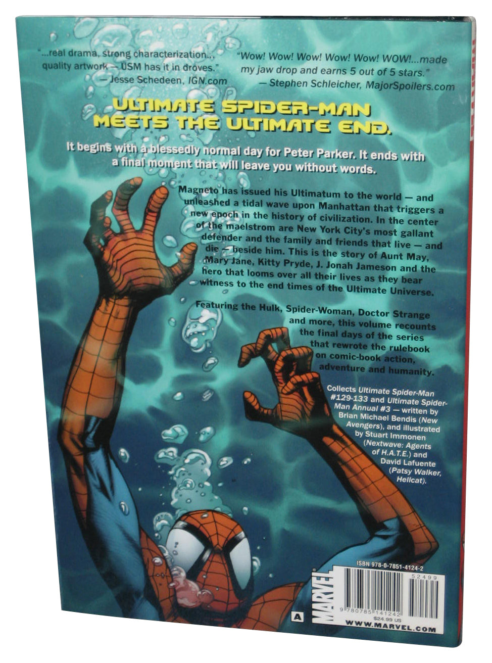 Marvel Comics Ultimate Spider-Man Ultimatum (2009) Hardcover Book