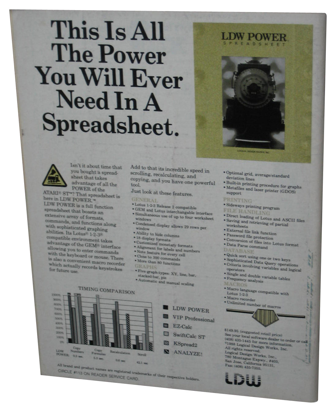 Atari ST Log August 1988 Magazine Book Issue #22