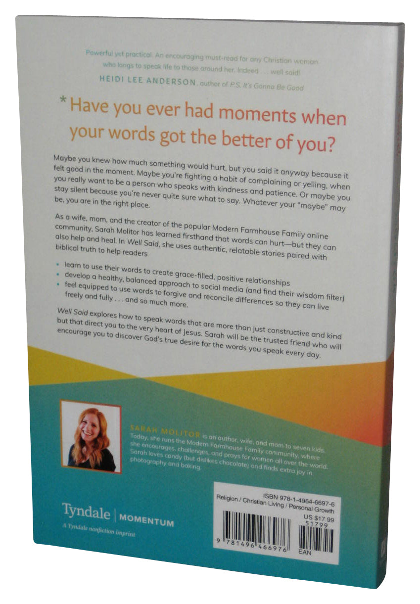 Well Said Choosing Words That Speak Life (2023) Paperback Book - (Give Grace, and Strengthen Your Faith and Family)