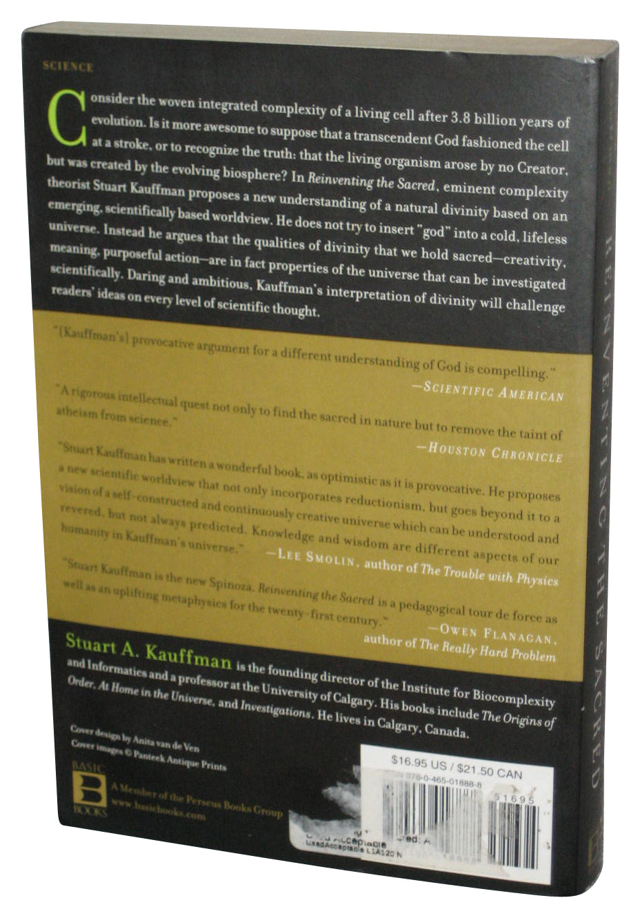 Reinventing The Sacred A New View of Science Reason and Religion (2010) Paperback Book