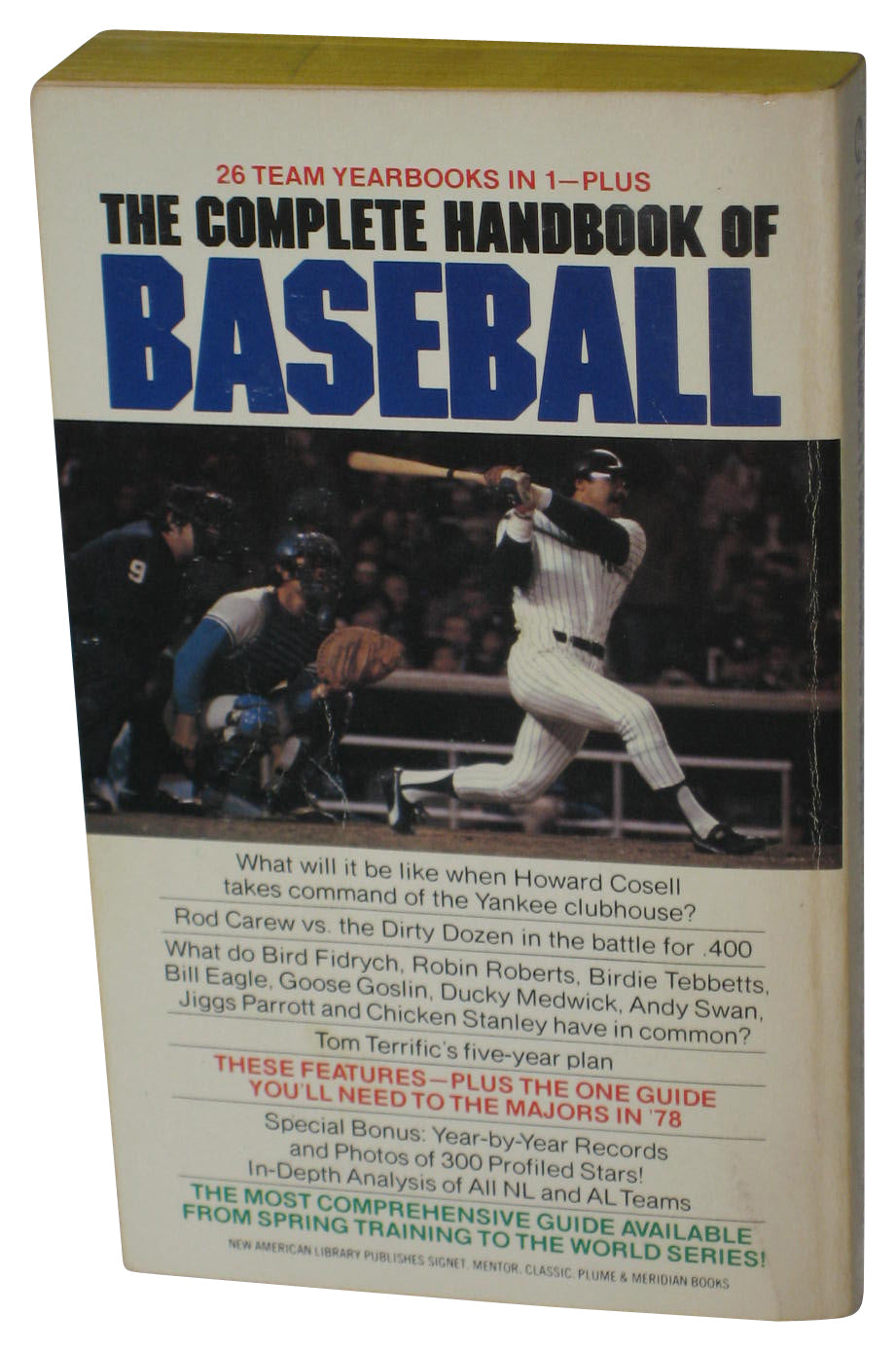 The Complete Handbook of Baseball (1978) Paperback Book
