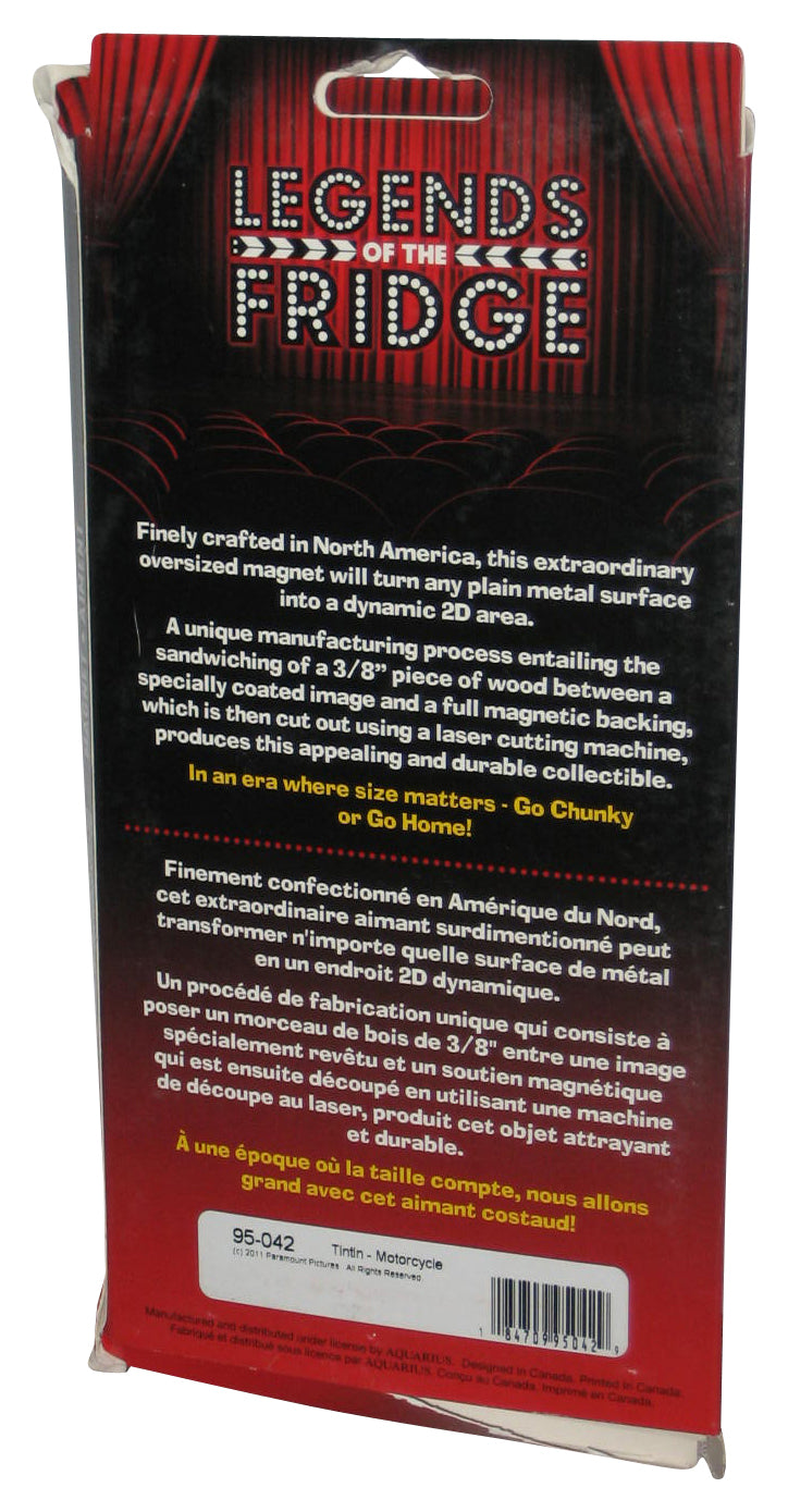 Tintin Motorcycle Legends of The Fridge (2012) Aquarius Funky Chunky Magnet