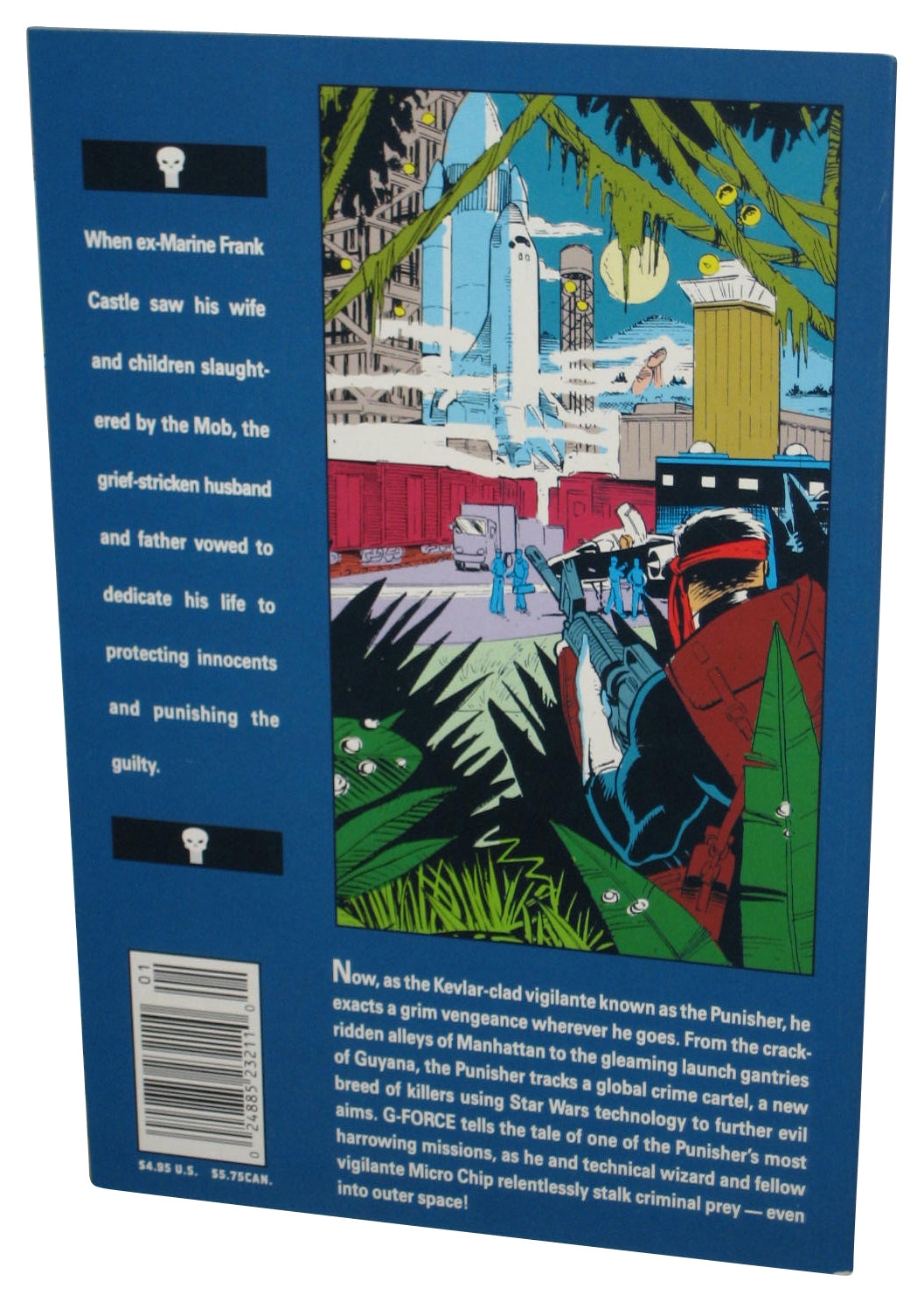 Marvel Comics Punisher G Force (1992) Paperback Book