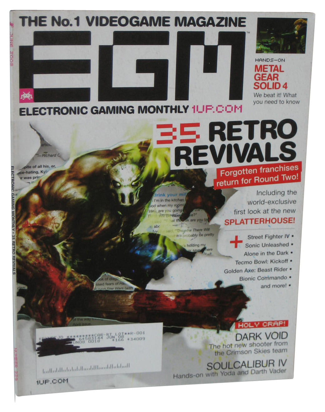 Electronic Gaming Monthly EGM Retro Revivals June 2008 Magazine Book #229