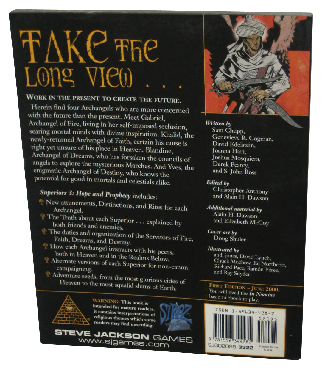 In Nomine Superiors 3 Hope And Prophecy (2001) Paperback Book