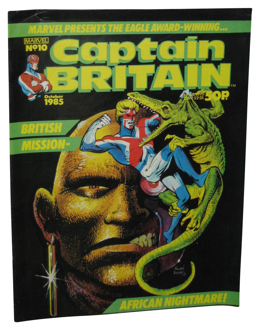 Marvel Presents Captain Britain October 1985 Magazine Book