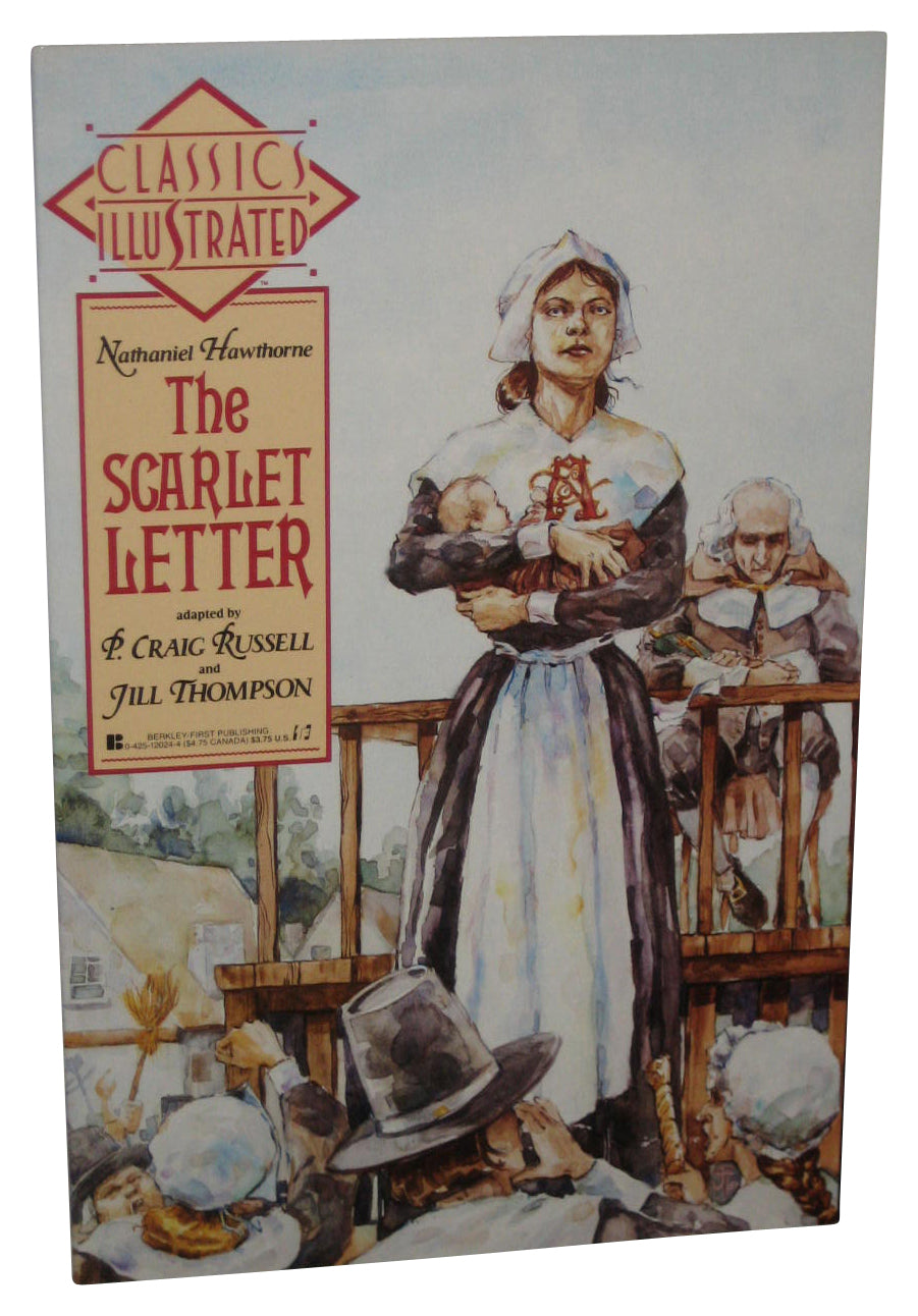 Classics Illustrated The Scarlet Letter Nathaniel Hawthorne (1990) Paperback Book