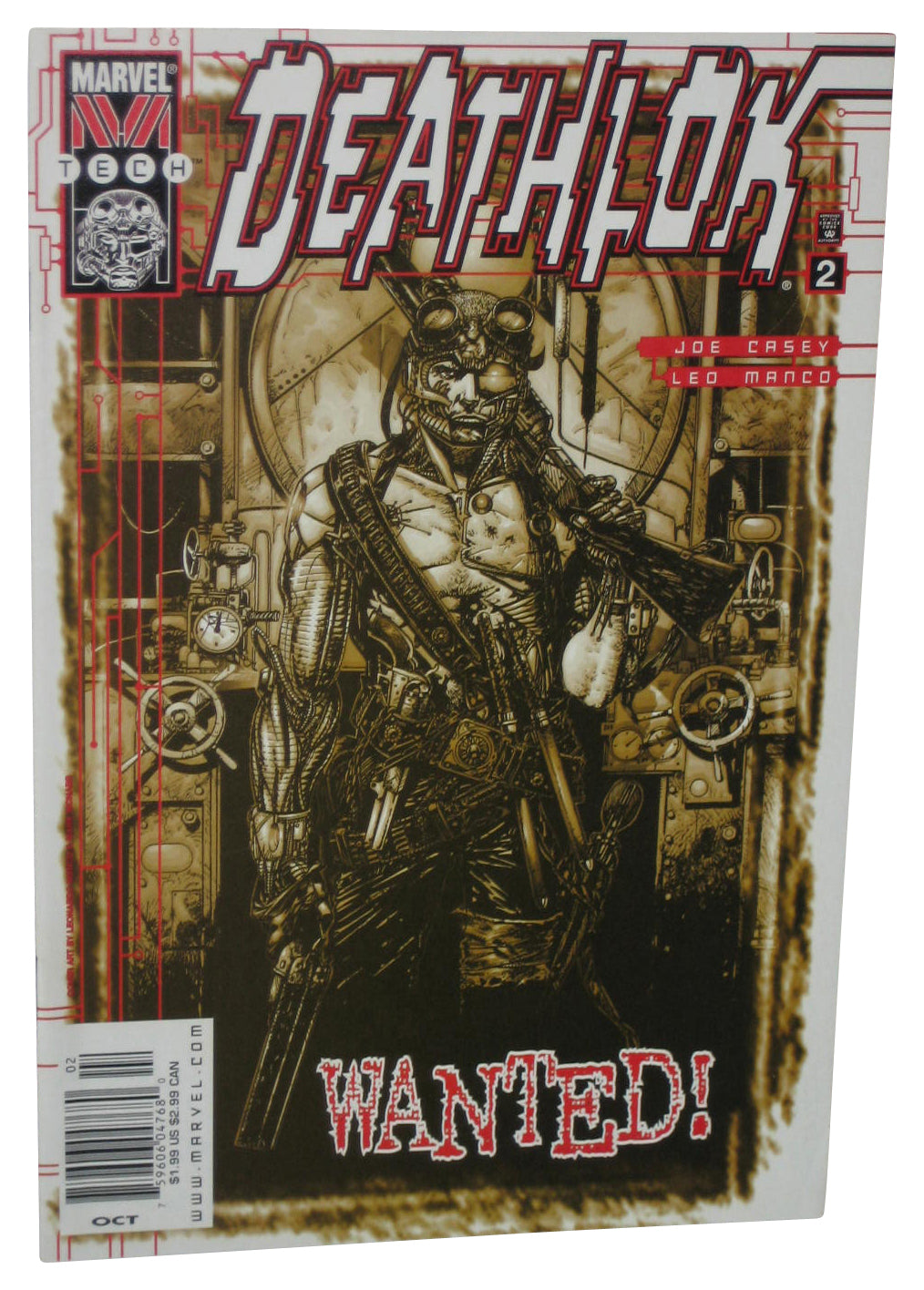 Marvel Tech Deathlok Wanted! (1999) Comic Book #2