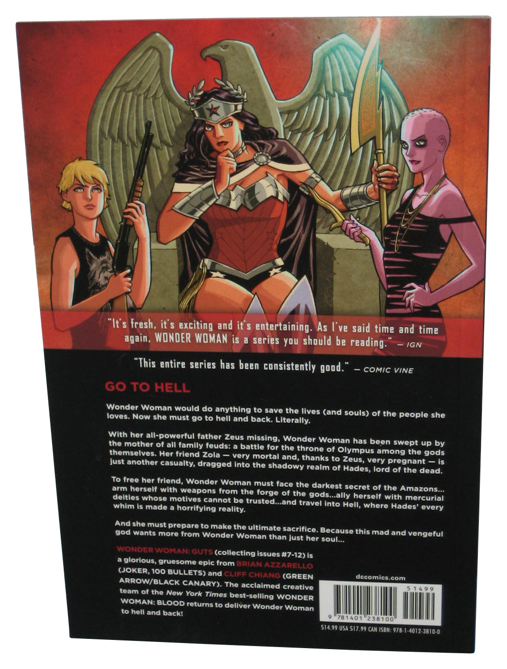 DC Comics Wonder Woman Vol. 2 Guts The New 52 (2013) Paperback Book