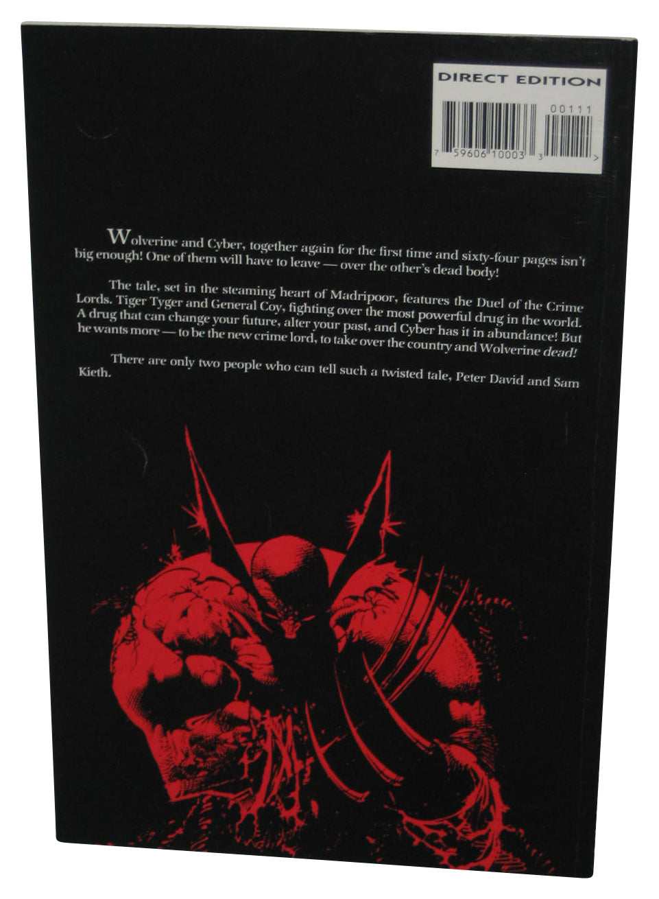 Marvel Comics Wolverine Blood Hungry (1993) Paperback Book