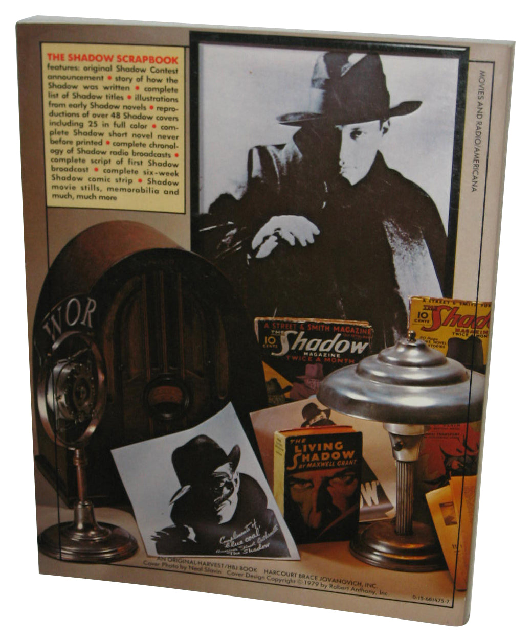 The Shadow Scrapbook (1979) Harvest HBJ Paperback Book