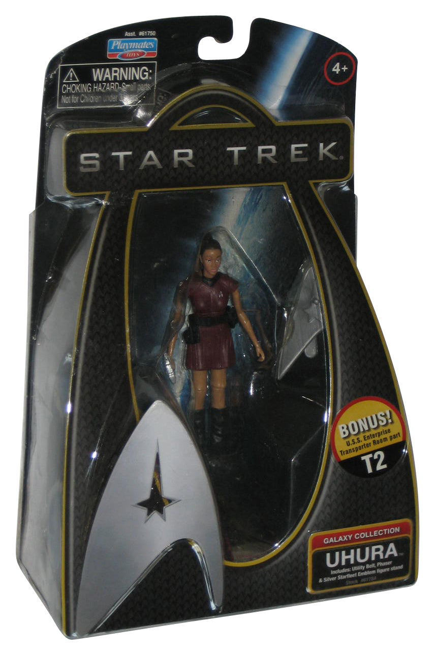 Star Trek Galaxy Collection Uhuru (2009) Playmates 3.75 Inch Action Figure T2 - (Plastic Crack In Corner)