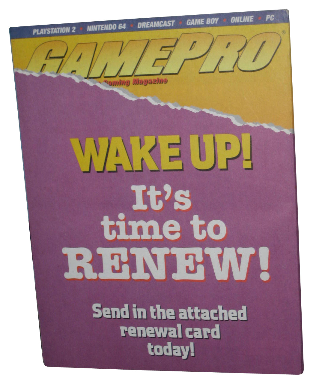 GamePro November 2001 Magazine Book #158 - (Tony Hawk's Pro Skater 3 Cover)