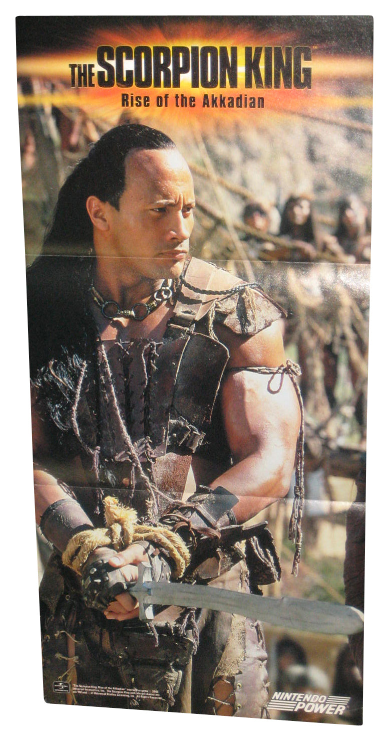 Nintendo Power Scorpion King Rise of The Akkadian Video Game Pull-Out Poster