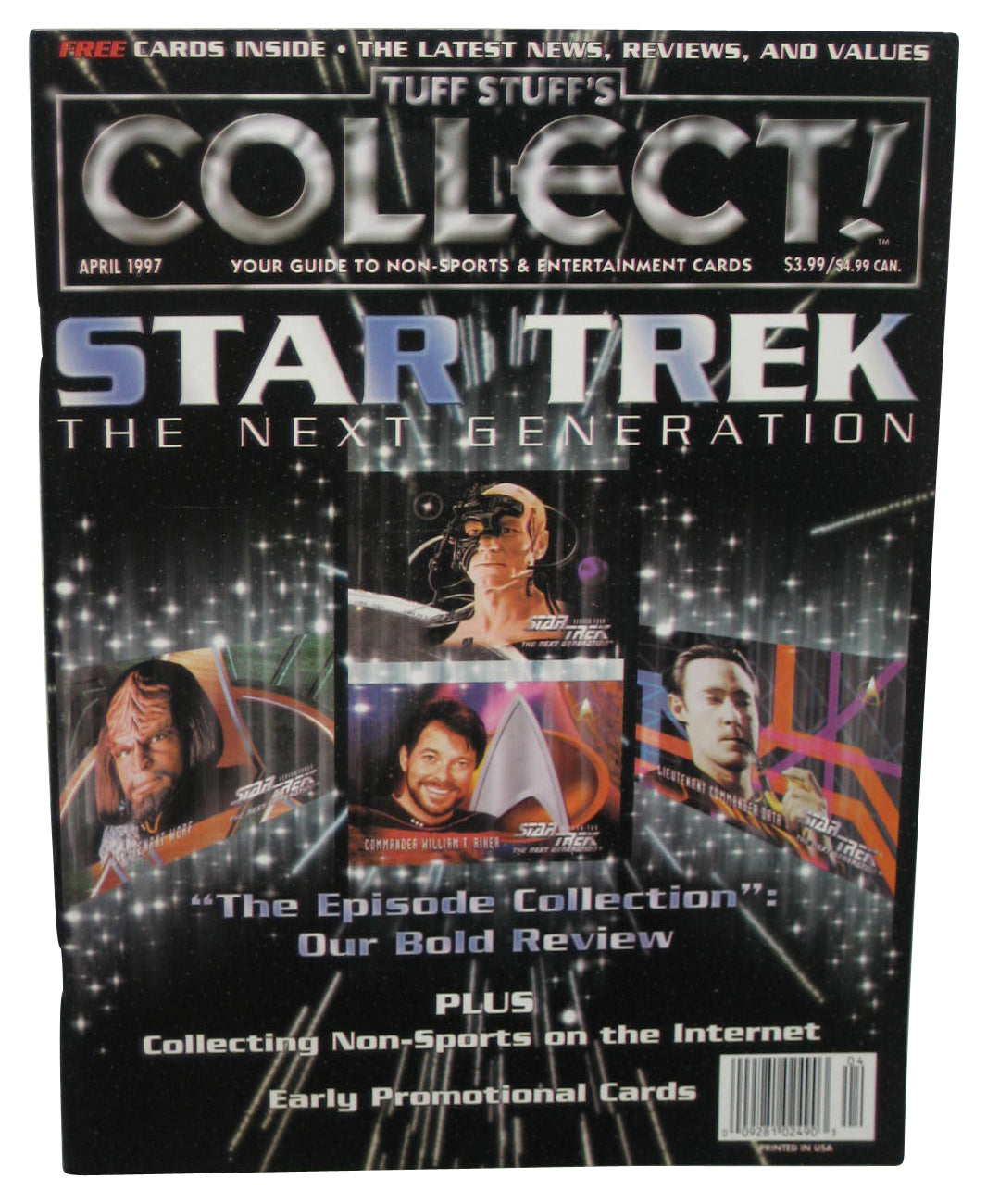 Tuff Stuff's Collect! April 1997 Star Trek The Next Generation Magazine Book