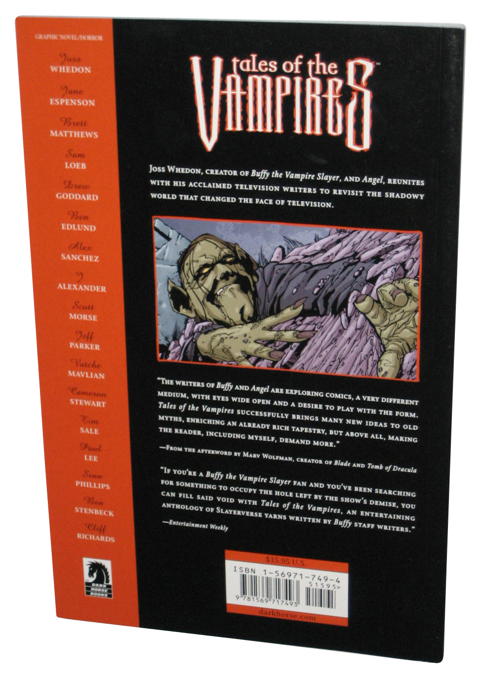 Buffy The Vampire Slayer Tales of Vampires (2004) Dark Horse Paperback Book