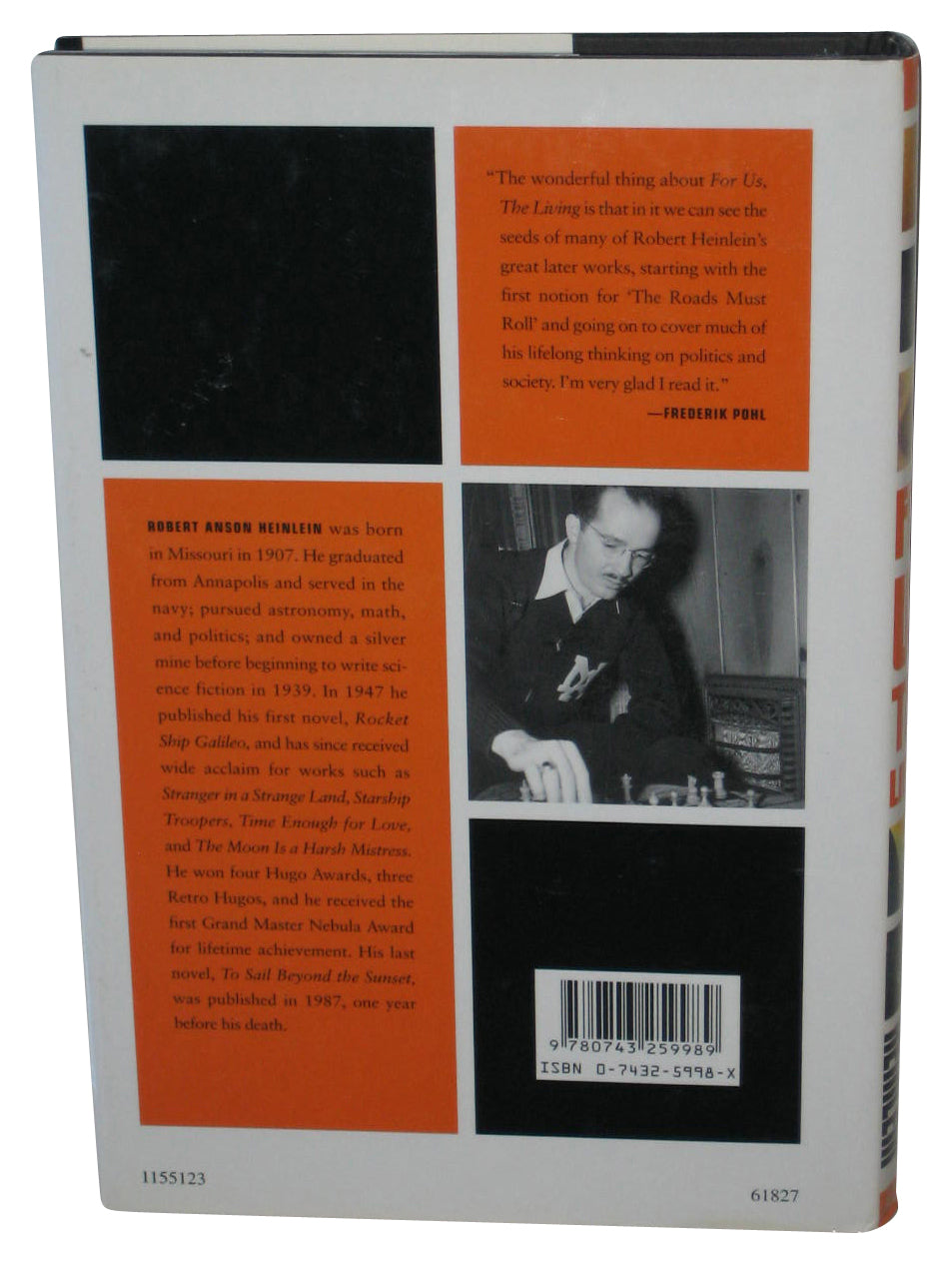 For Us The Living A Comedy of Customs (2003) Hardcover Book