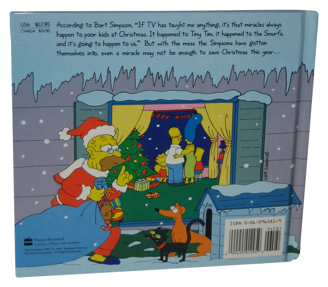 The Simpsons Xmas Christmas Holiday (1990) Hardcover Book