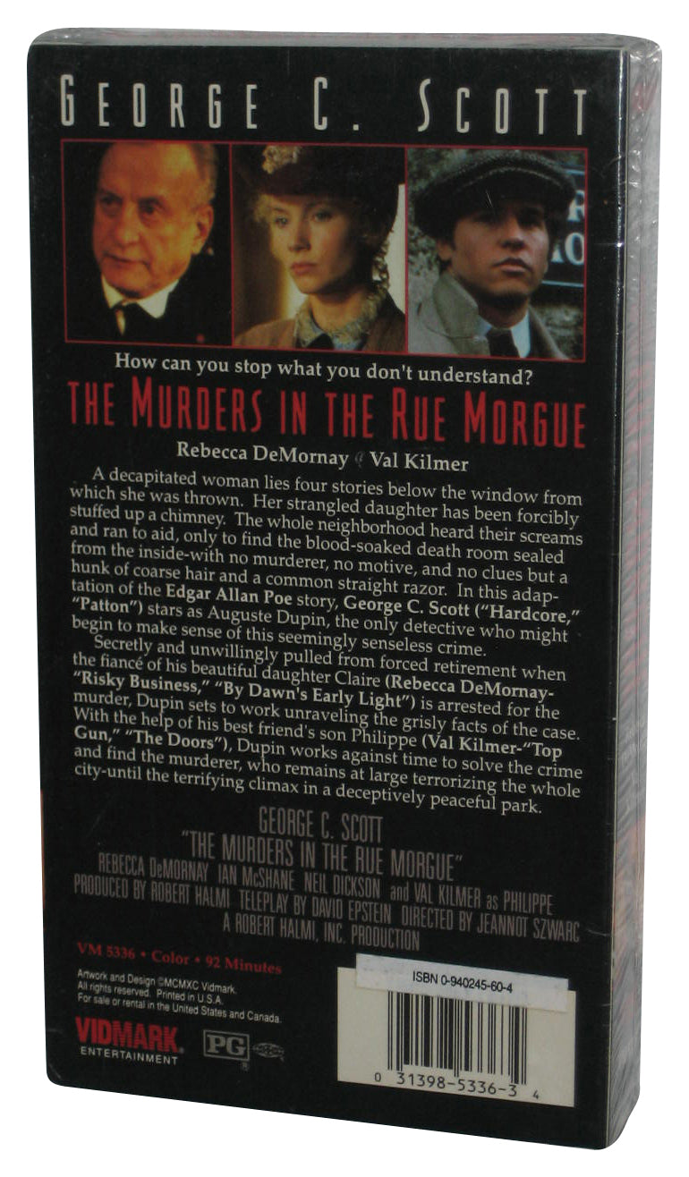 Murders in the Rue Morgue VHS Tape - (George C. Scott)