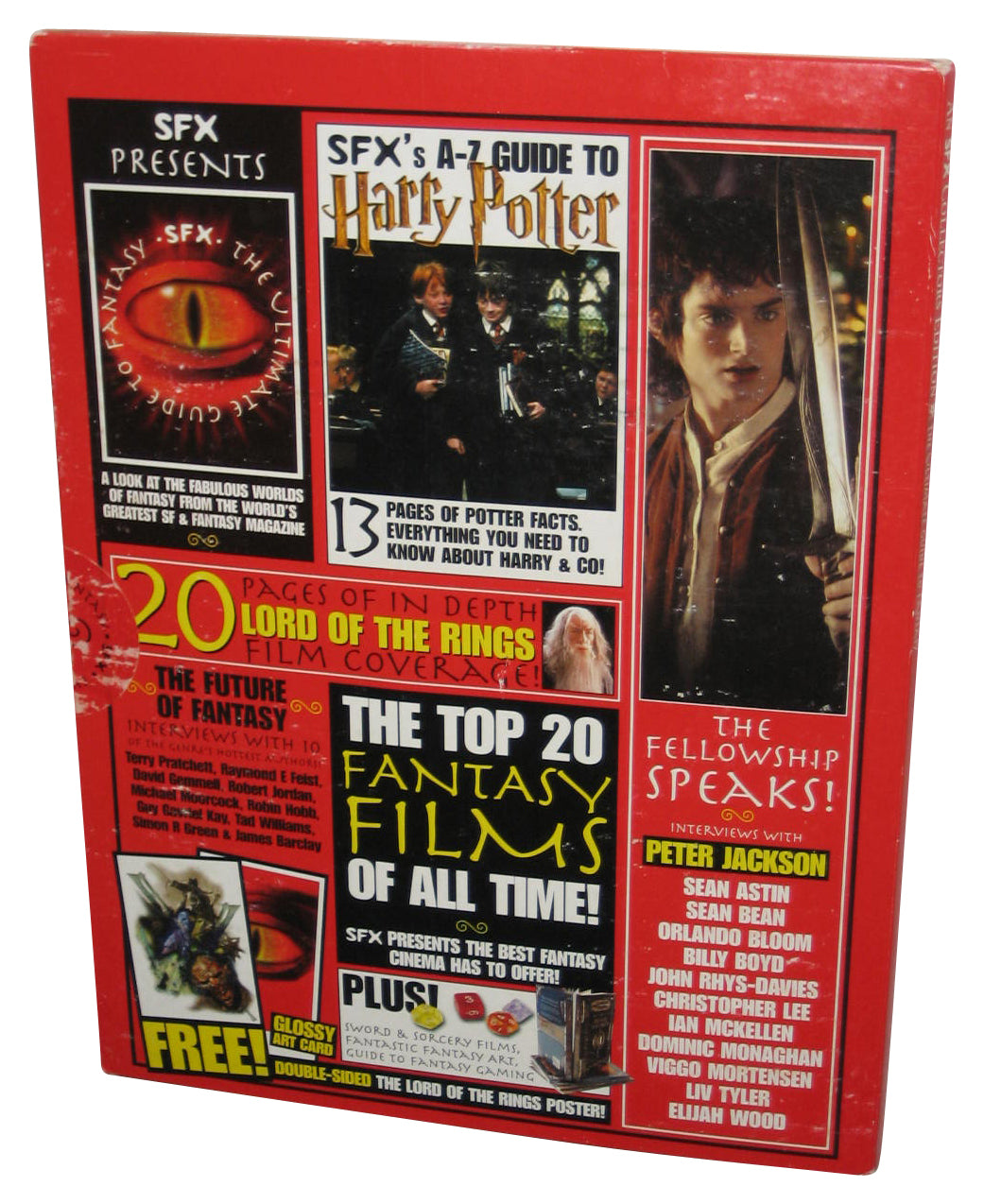 SFX Ultimate Guide To Fantasy Magazine Book w/ Lord of The Rings Poster & Glossy Art Card
