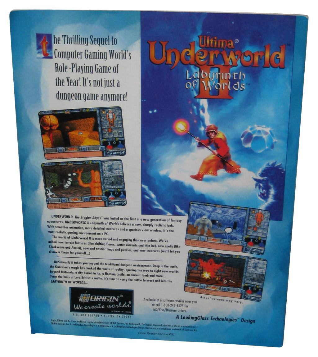 Computer Gaming World Game April 1993 Magazine Book #105