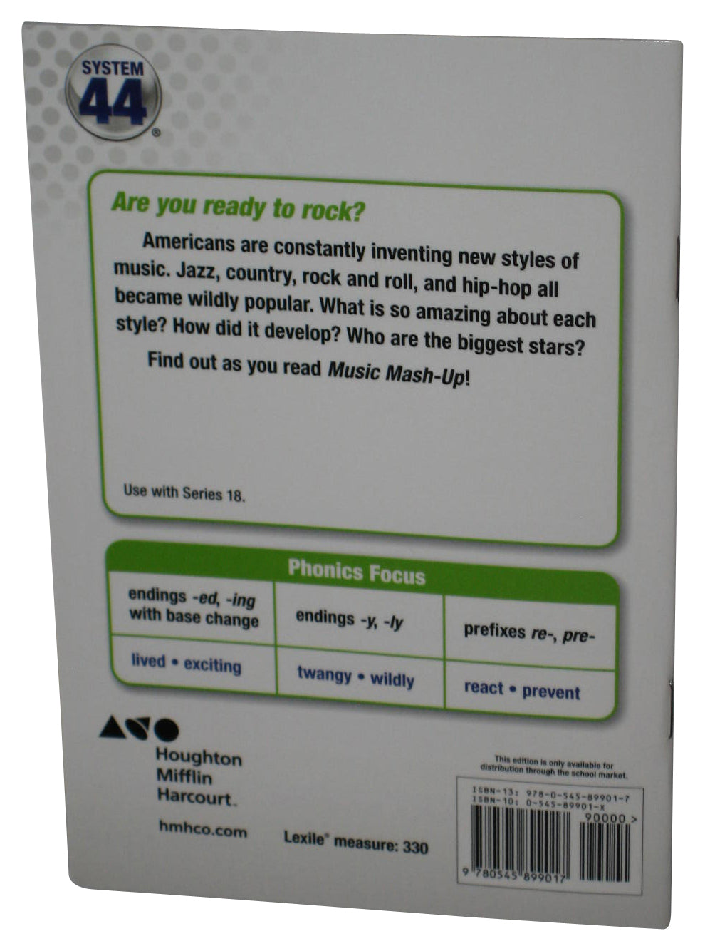 Music Mash-Up (2014) Houghton Mifflin Paperback Book - (Zhang Li)