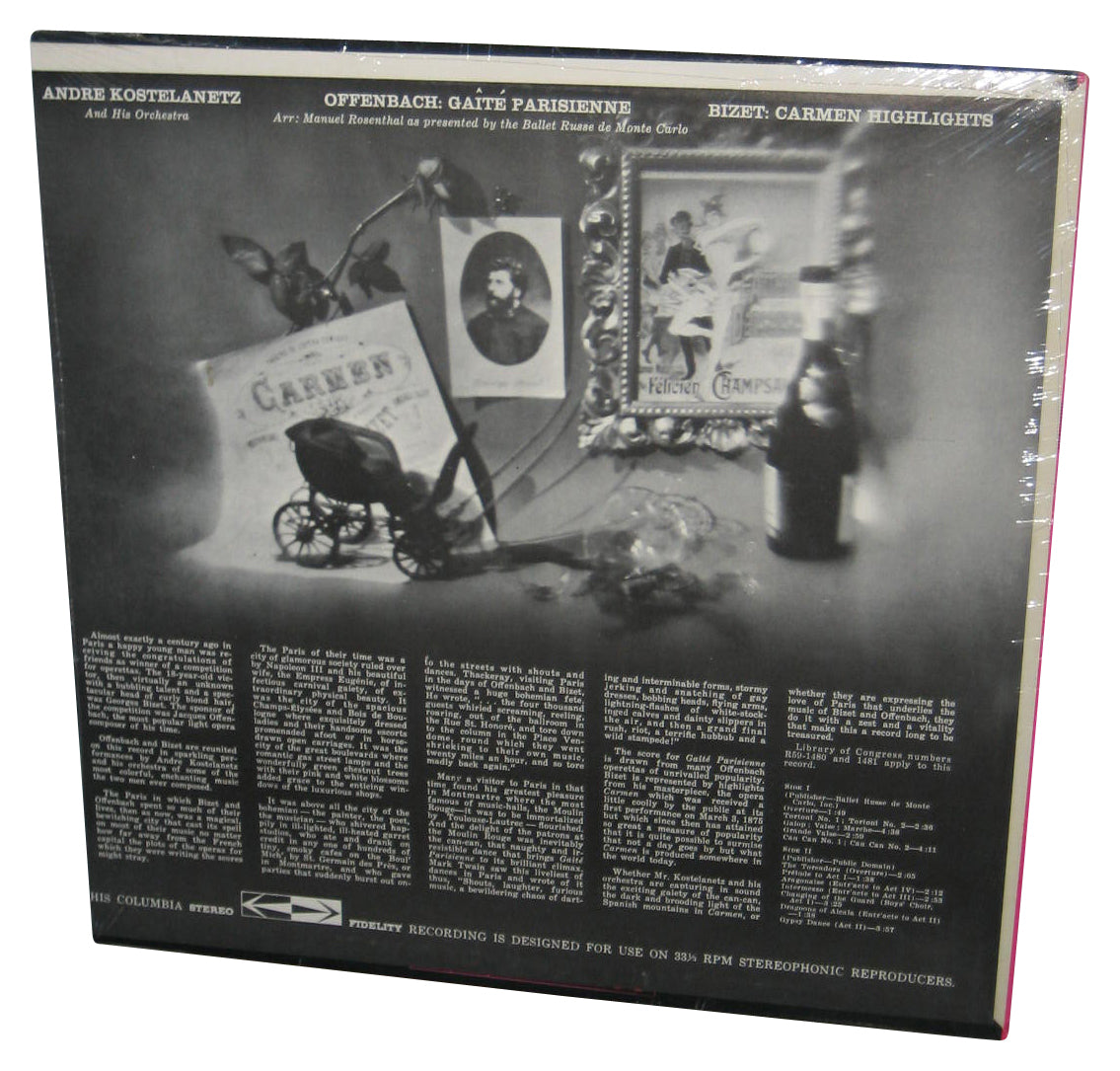 Andre Kostelanetz And His Orchestra Bizet Carmen Highlights Vinyl Record