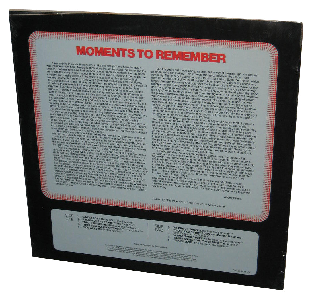 Moments To Remember Dedicated To The Songs You Love Vinyl Record BMLLP-6