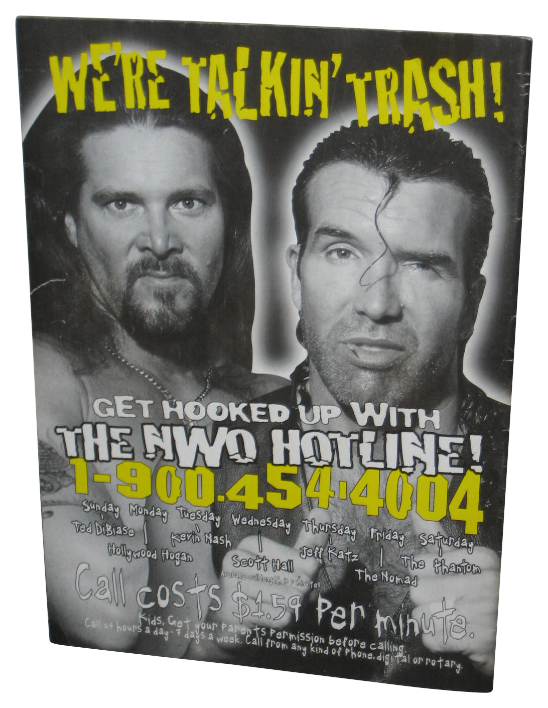 NWO Classified Sting Crow Persona August 1997 Issue 9 Magazine Book - (Wanted Dead or Alive)