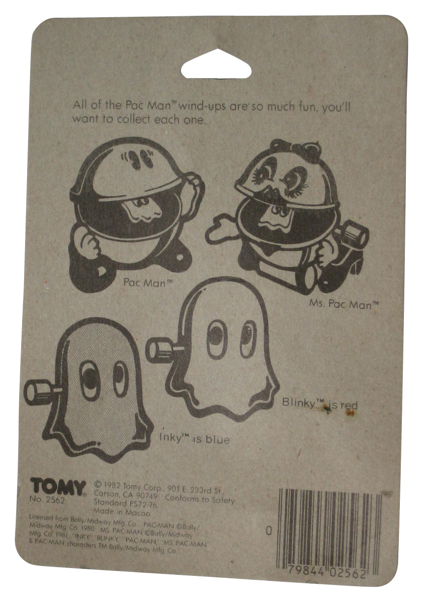 Ms. Pac Man Video Game 1982 Tomy Wind-Up Figure 2562