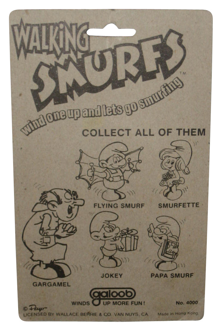 Smurfs Walking Wind-Up Galoob Smurf Toy Figure