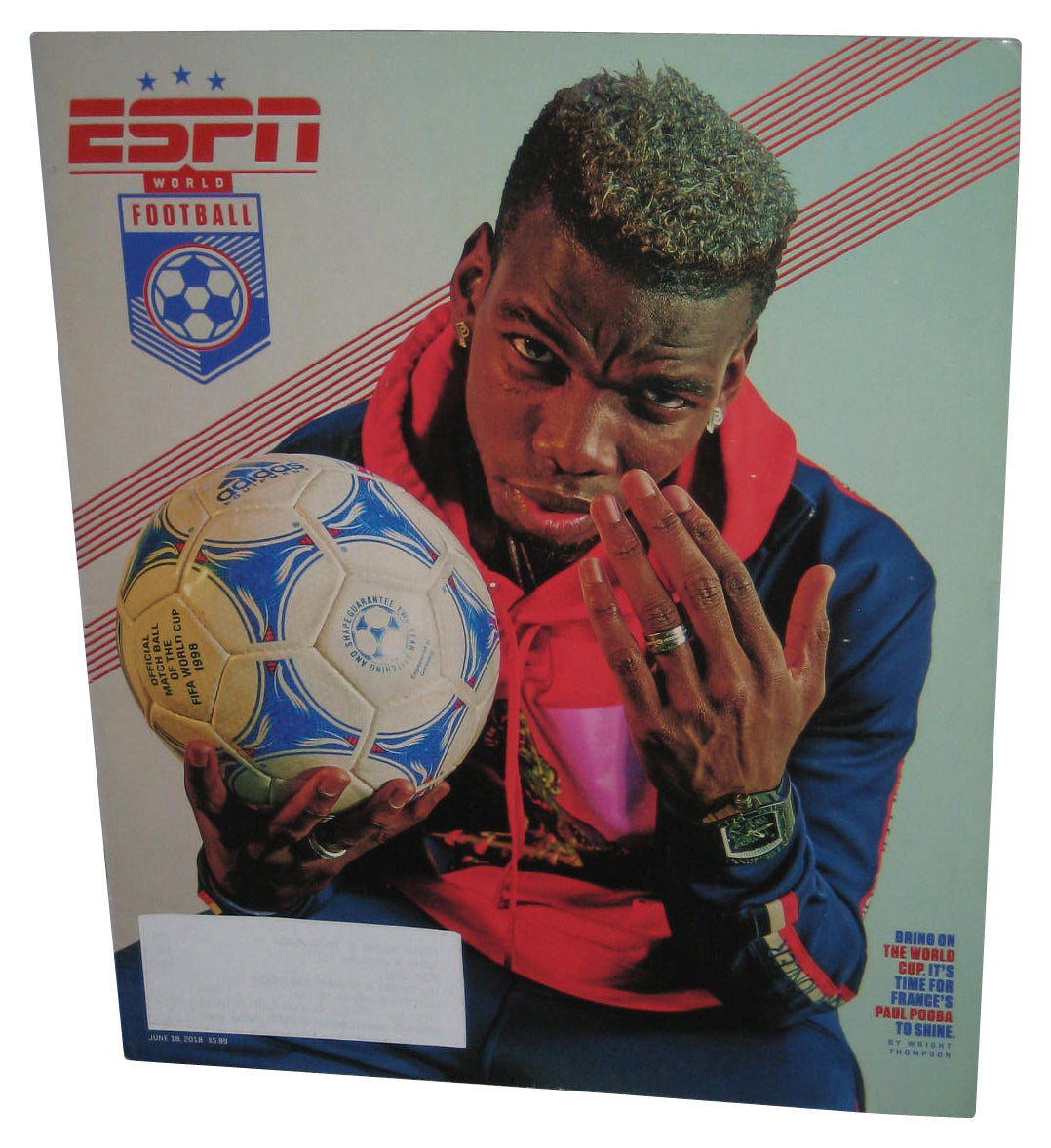 ESPN June 18 2018 World Football Magazine Book - (Paul Pogba Cover)