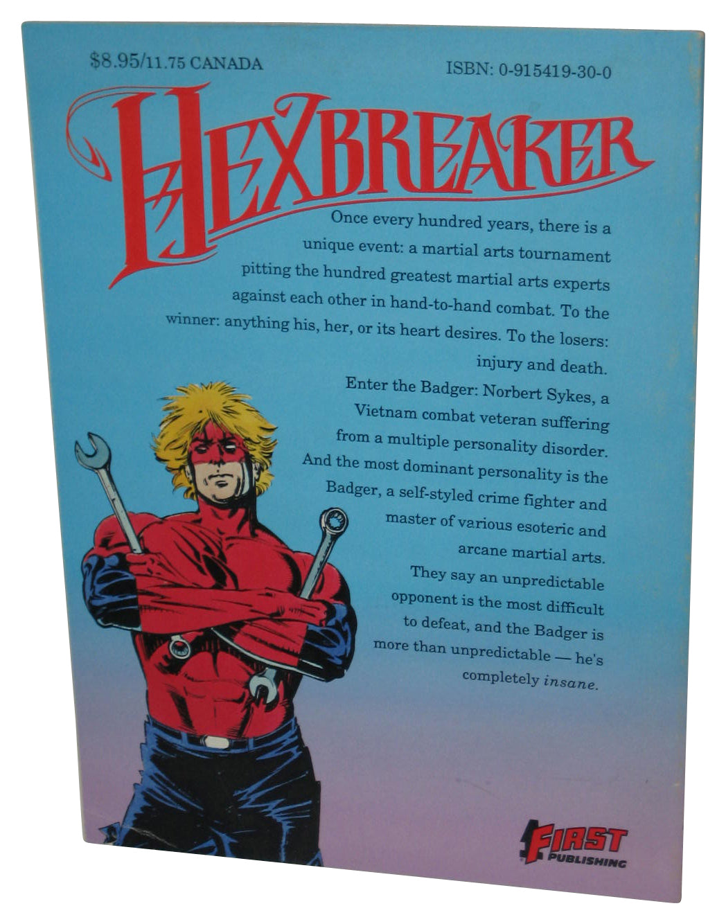 Hexbreaker A Badger Graphic Novel (1988) First Paperback Book
