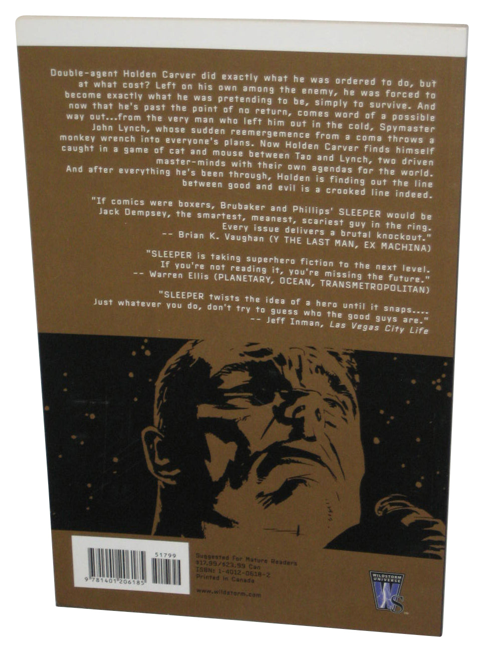 Sleeper A Crooked Line Vol. 3 (2005) Wildstorm Paperback Book