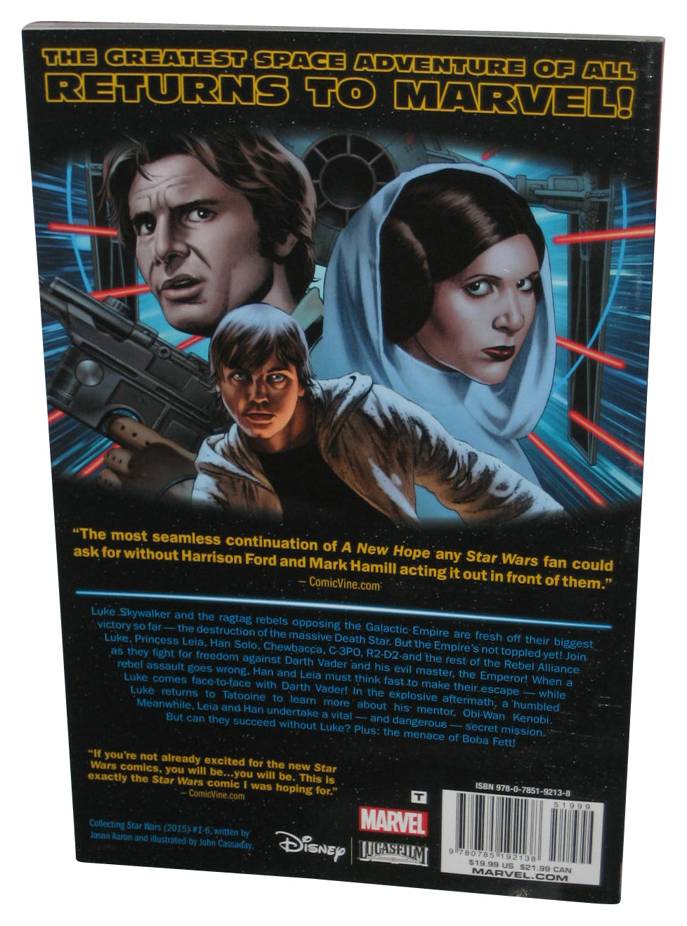 Star Wars Vol. 1 Skywalker Strikes (2019) Marvel Paperback Book