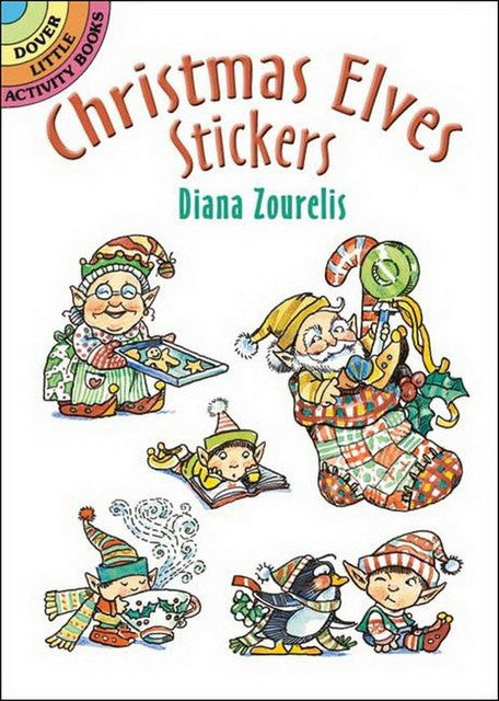 Christmas Elves Santa Helpers Cookies Stickers