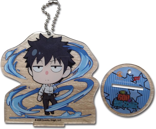 The God of High School Han Daewi SD Acrylic Figure Keychain w/ Display Stand GE-38807