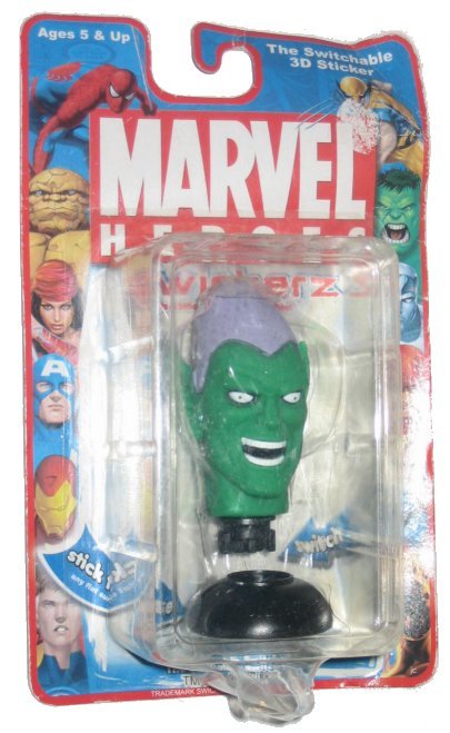 Marvel Green Goblin Swicherz (2006) Stickable Head Bust Toy