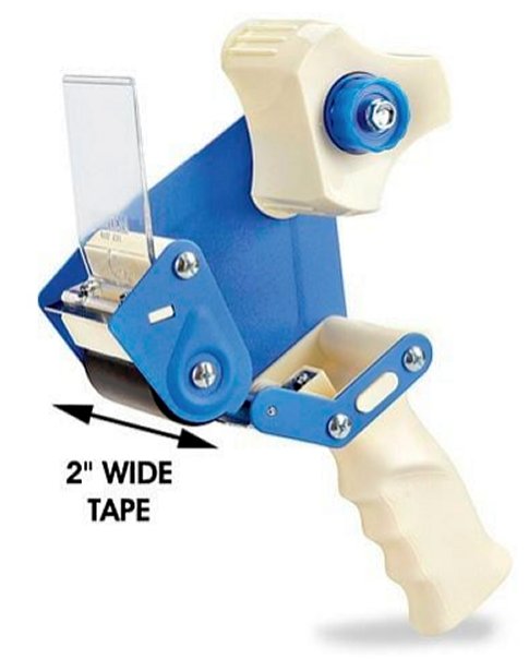 Uline Industrial Side Loader Tape Dispenser H-150 w/ Two Rolls of Tape