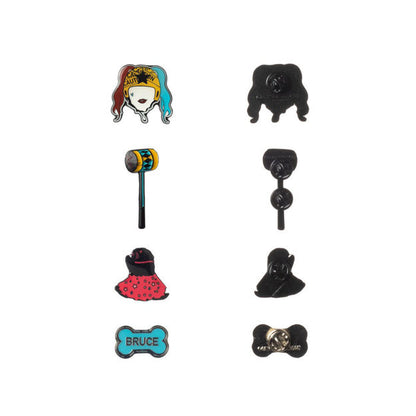 DC Comics Harley Quinn Birds of Prey Bioworld Lapel Pin Set
