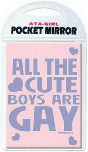 David and Goliath All The Cute Boys Pocket Mirror 50664