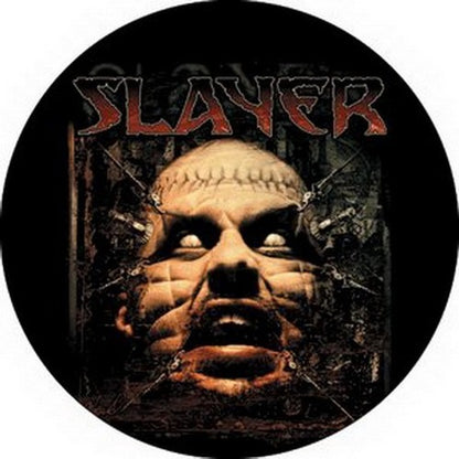 Slayer Face Stretch Button B-0131