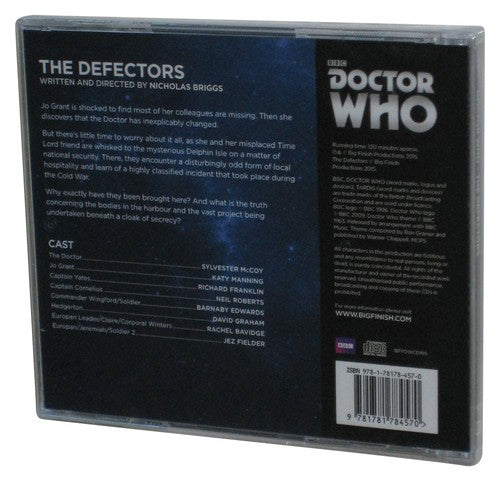 Doctor Who The Defectors (2015) Nicholas Briggs Audio CD