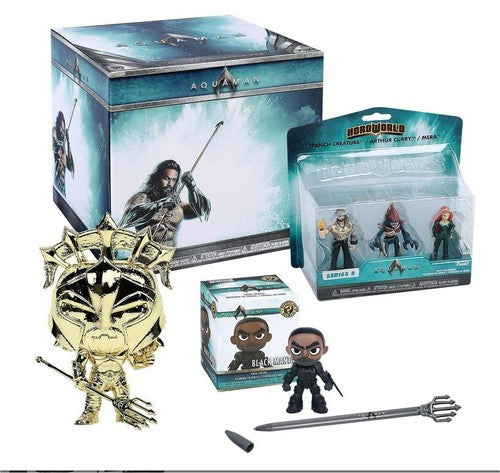 DC Comics Aquaman Funko 6pc Box Set - (Socks, Magnets & Vinyl Figures)