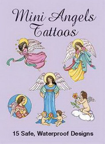 Mini Angels Heavenly Playing Musical Instruments Tattoos