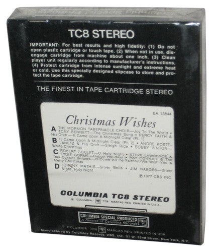 Christmas Wishes Columbia Special Products TC8 Stereo 8-Track Audio Tape