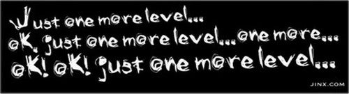 One More Level Video Game Sticker