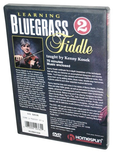 Kenny Kosek Learning Bluegrass Fiddle #2 Homespun DVD